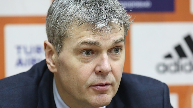 Ainars Bagatskis pēc spēles pret "Milano"
Foto: nn-basket.ru