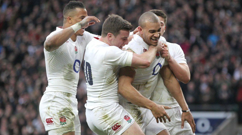 Vai angļiem būs iemesls apsveikt turnīra labāko piezemējumu guvēju Džonatanu Džozefu arī spēlē pret Īriju? 
Foto:rbs6nations.com