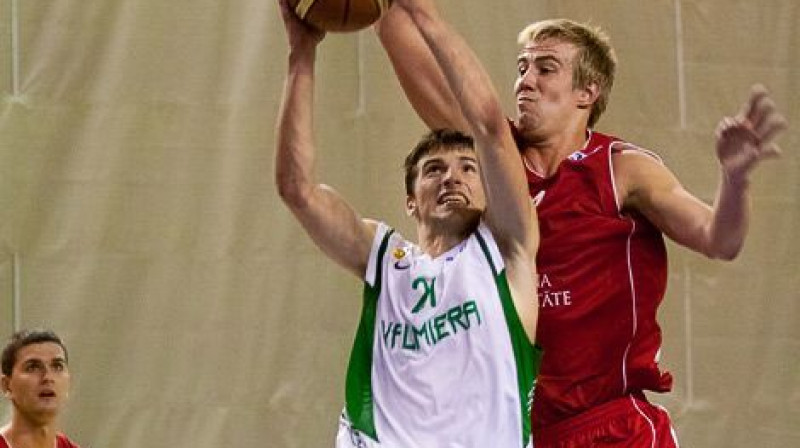 Kristaps Jurjāns aizsardzībā
Foto: Jānis Priedītis