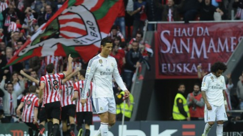 Bilbao "Athletic" svētki, "Real" zvaigznes nokārtām galvām
Foto: AFP/Scanpix