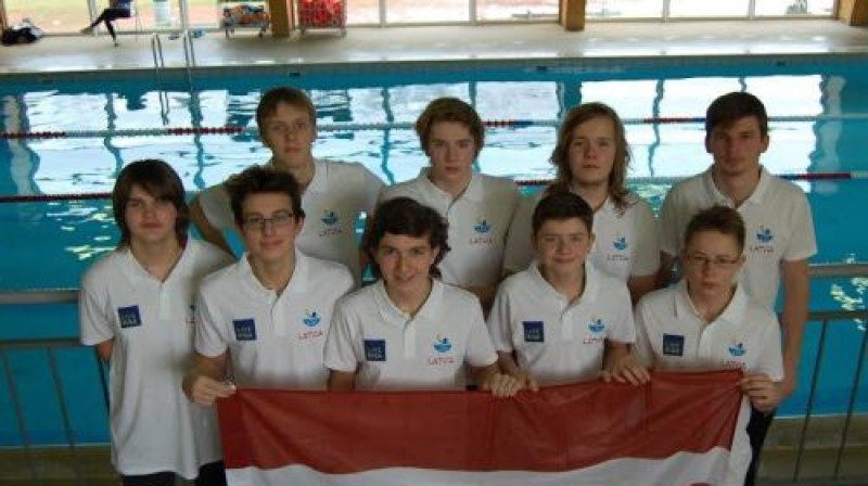 Latvijas junioru ūdenspolo izlase
Publicitātes foto