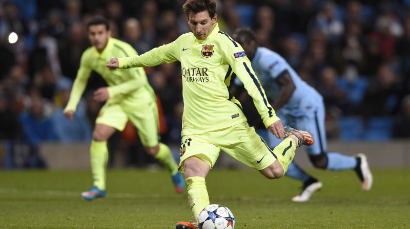 Lionels Mesi turpinās labot La Liga rekordu gūto vārtu skaita ziņā un jau šosezon acīmredzot sasniegs atzīmi "300". 
Foto: AFP/Scanpix