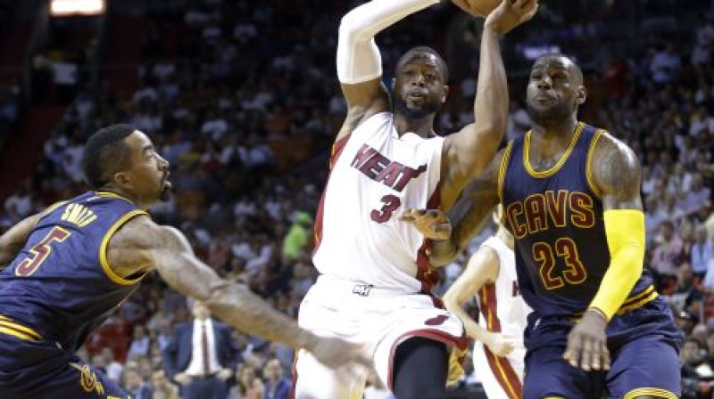 Dveins Veids pret "Cavaliers"
Foto: AP/Scanpix