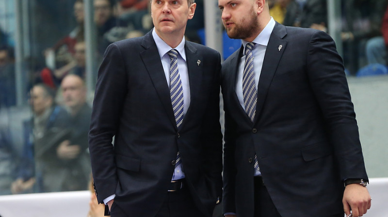 Ainars Bagatskis un Artūrs Štālbergs 
Foto: nn-basket.ru