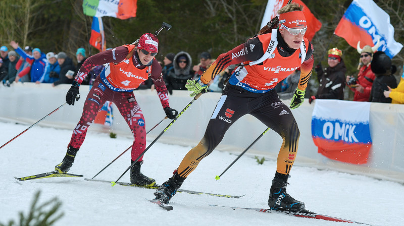Andrejs Rastorgujevs (no kreisās) cīņā ar Benediktu Dollu
Foto: ITAR-TASS