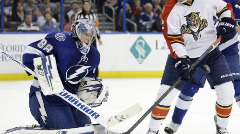 Andrejs Vasiļevskis pret "Panthers"
Foto: AP/Scanpix