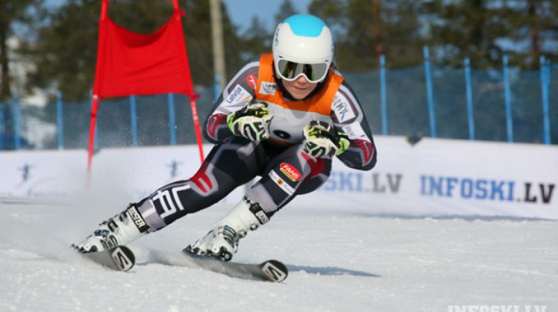 A.Āboltiņa Baltijas kausā Pihē (Somija). Foto: Jānis Markvarts, Infoski.lv