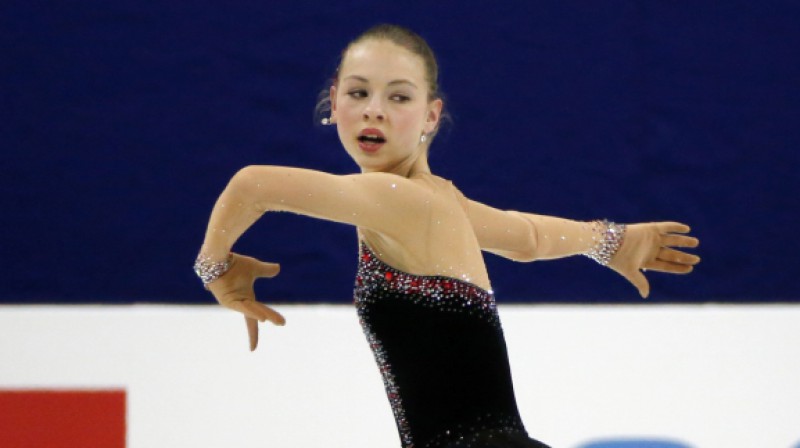 Angelīna Kučvaļska pasaules čempionātā Šanhajā
Foto: AP / Scanpix