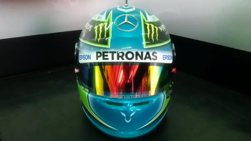 Luisa Hamiltona jaunais ķiveres dizains
Foto: f1fanatic.co.uk