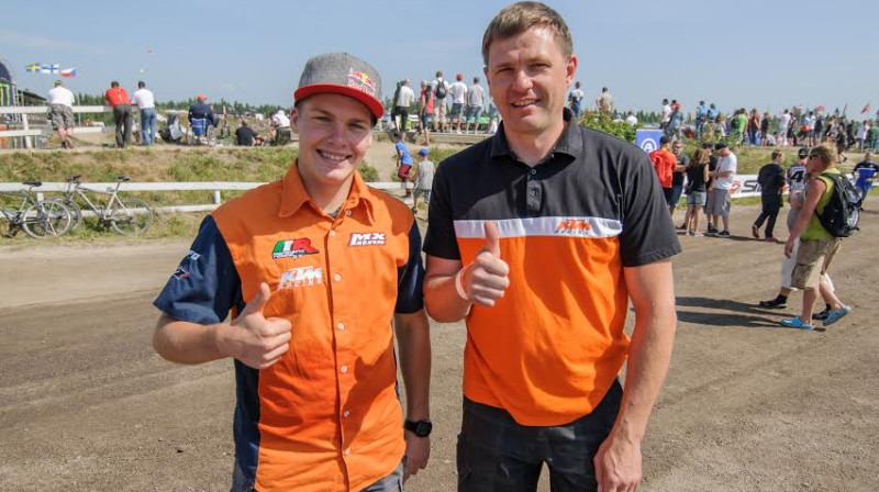 Pauls Jonass un Kristers Serģis
Foto: Jānis Pastars