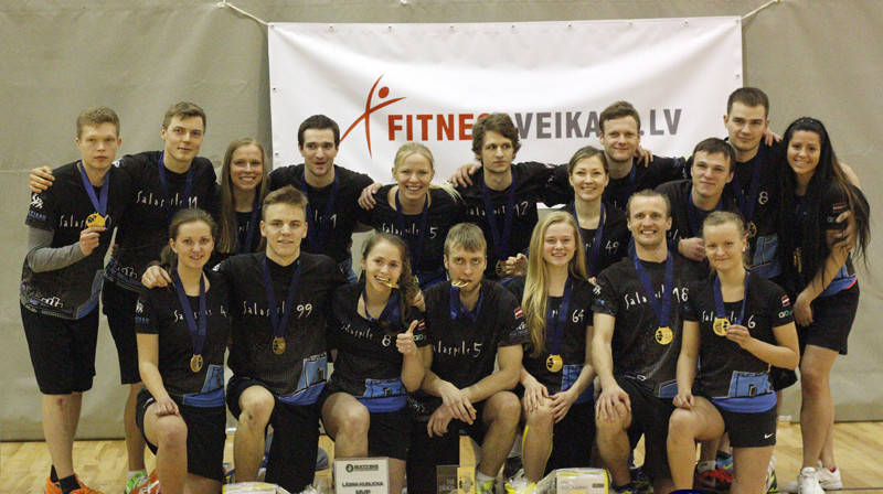 Abas Salaspils frisbija komandas - Baltijas čempiones
Publicitātes foto