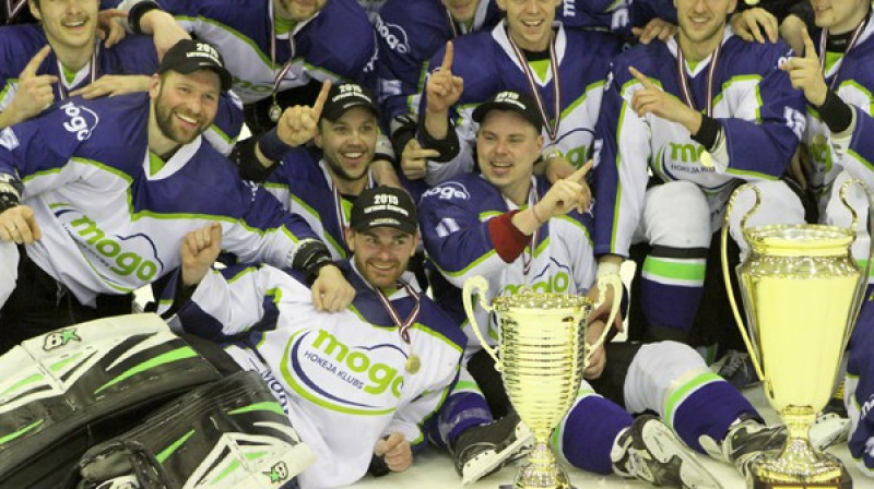 HK "Mogo" izcīna Latvijas čempionu titulu
Foto: Ritvars Raits