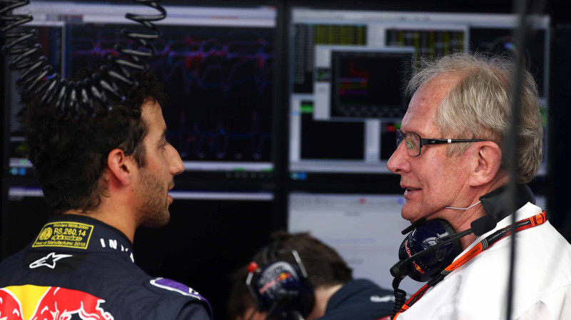 Daniels Rikjardo un Helmuts Marko
Foto: LaPresse/Scanpix