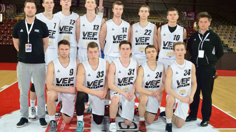 "VEF skola" turnīrā Šolē 
Foto: jfcholetmondialbasketball.com