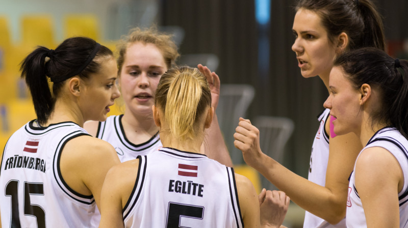 "RSU/Merks" spēlētājas
Foto: Māris Greidāns