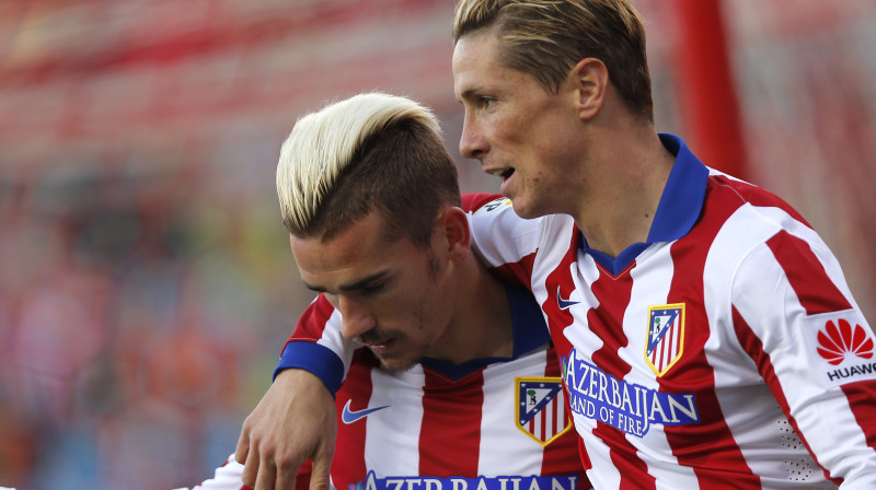 Antuāns Grīzmans un Fernando Toress
Foto: AP/Scanpix