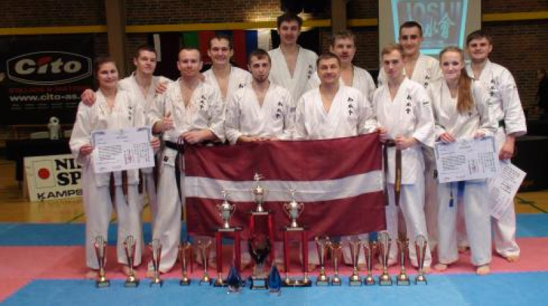 Latvijas džosui karatē komanda
Foto: bjc-kurzeme.lv