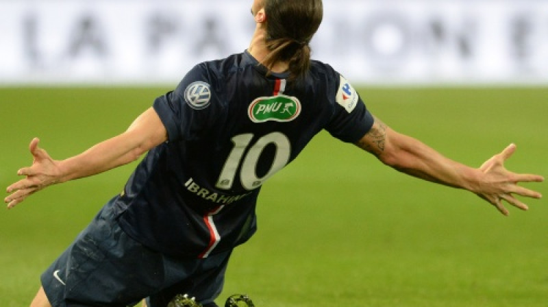Zlatans Ibrahimovičs šosezon PSG rindās aizvadījis 32 spēles un guvis 26 vārtus
Foto: SIPA/Scanpix