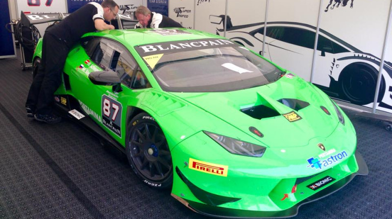 Šlēgelmilha auto "Super Trofeo" čempionātā
Foto: facebook.com/haraldracing