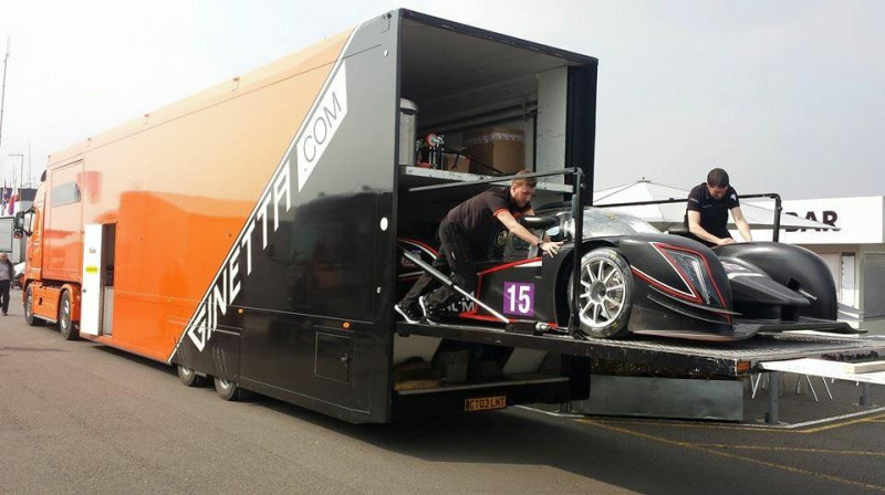 Calko pilotētais "Ginetta-Nissan" prototips
Foto: K.Calko personīgais arhīvs