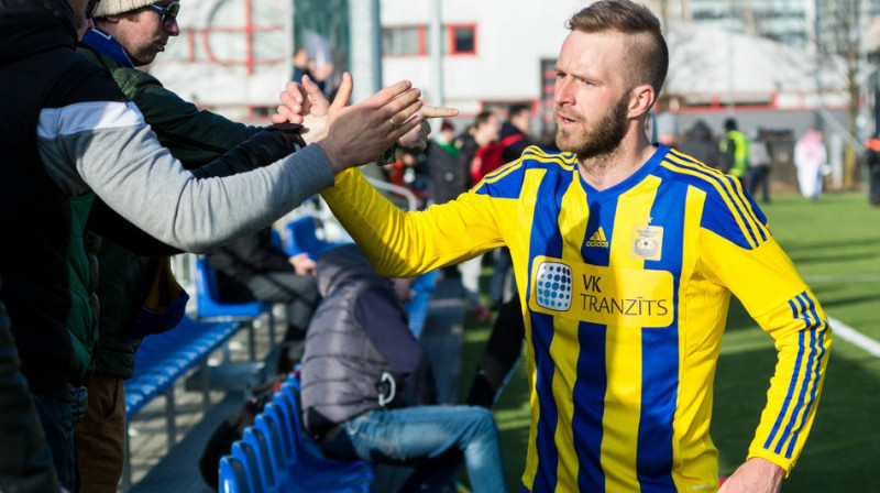 Antonam Jemeļinam pirmie vārti FK "Ventspils" sastāvā
Foto: Māris Greidāns, futbolavirsliga.lv