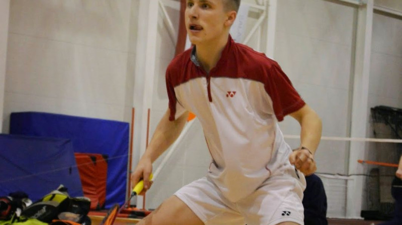 Reinis Krauklis 
Foto: badminton.lv