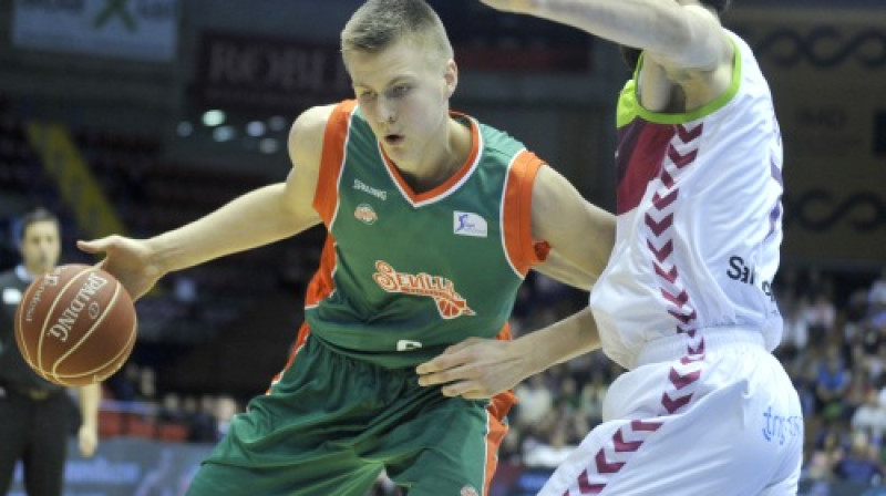 Kristaps Porziņģis
Foto: Romāns Kokšarovs/F64