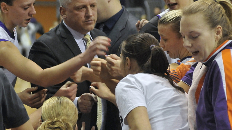 Aigars Nerips un TTT basketbolistes
Foto: Romualds Vambuts