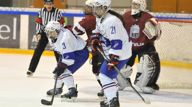 Latvijas sieviešu hokeja izlase Francijā
Foto: hockeyfrance.com