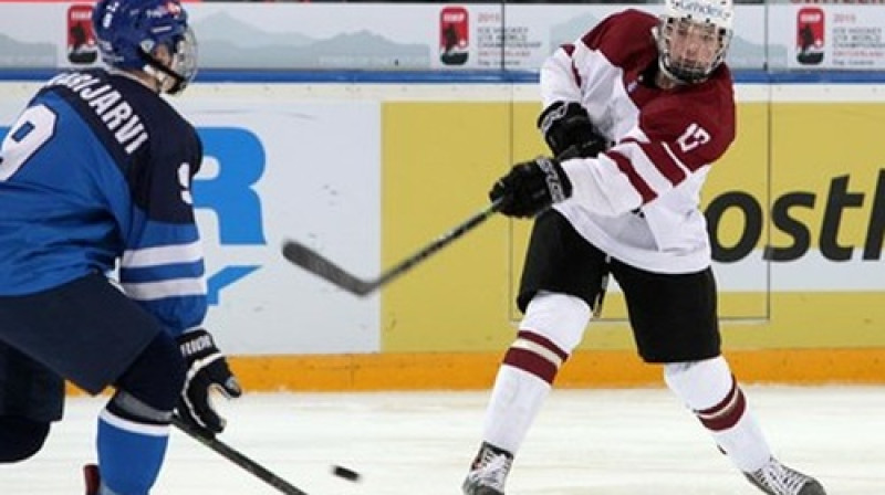 Divu vārtu autors Rūdolfs Balcers
Foto: Fransuā Laplants/HHOF-IIHF Images