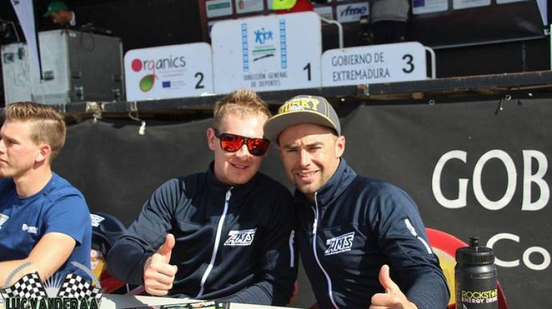 Elvijs Mucenieks un Jans Hendrikss
Foto: Luc Vanderaa