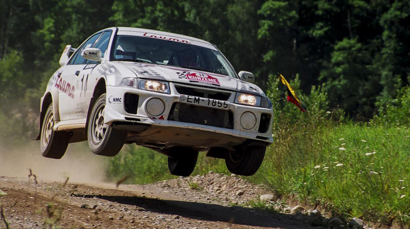 Viktors Lebedevs Snēpeles ātrumposmā 2002.gadā
Foto: Jānis Asaris