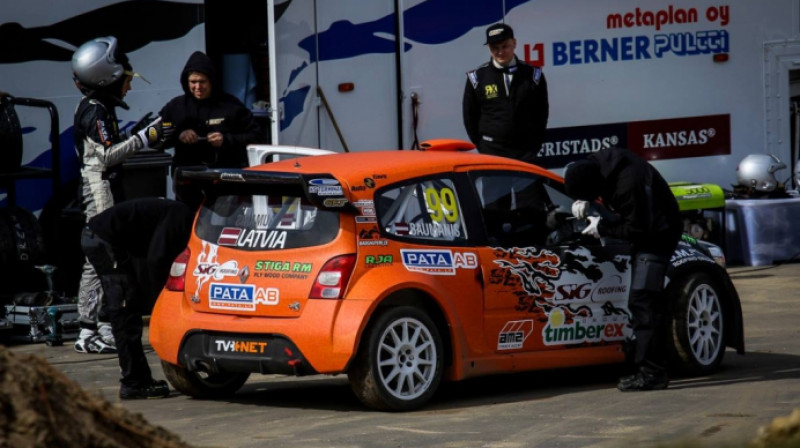 Jāņa Baumaņa "Super 1600" auto testos Vācijā
Foto: Rihards Baumanis