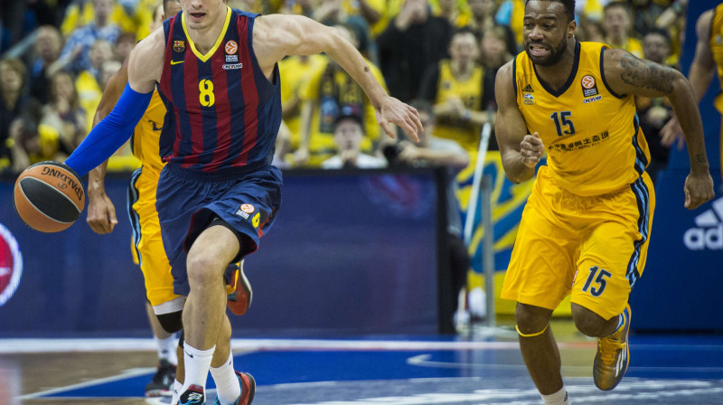 Mario Hezonja 2015. gada 2. janvāra spēlē pret "Alba Berlin"
Foto: AFP/Scanpix