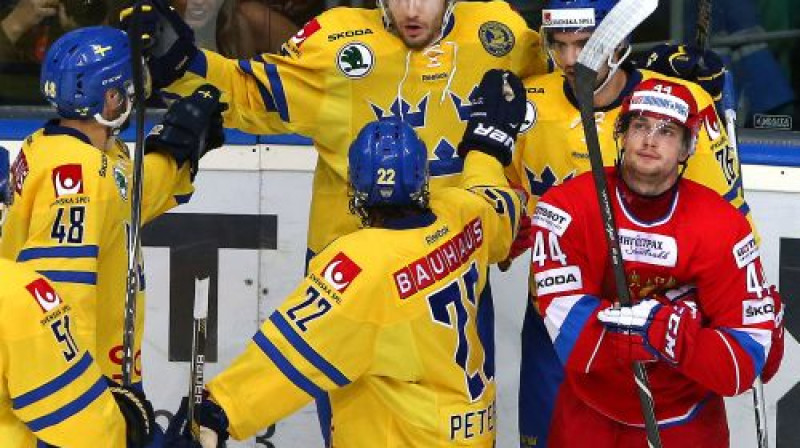 Zviedrija gūst vārtus pret Krieviju
Foto: ITAR-TASS/Scanpix