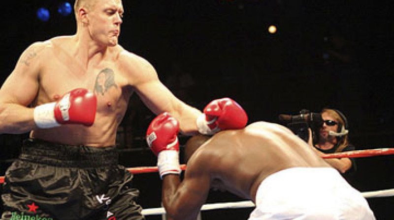 Kaspars Kambala savā pēdējā cīņā (2008)
Foto: fightnewsextra.com