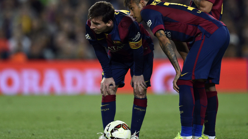 Lionels Mesi un Neimārs
Foto: AFP/Scanpix
