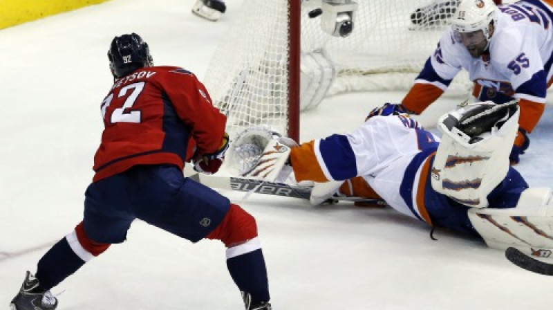 Jevgēņijs Kuzņecovs ieved Vašingtonas "Capitals" nākamajā kārtā
Foto: AP/Scanpix