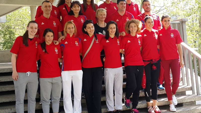 Serbijas sieviešu valstsvienība 27. aprīlī
Foto: kss.rs