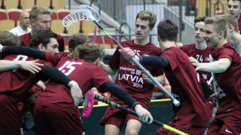 Latvijas U19 florbola izlase paliek pasaules čempionāta A divīzijā 
Foto: Ritvars Raits