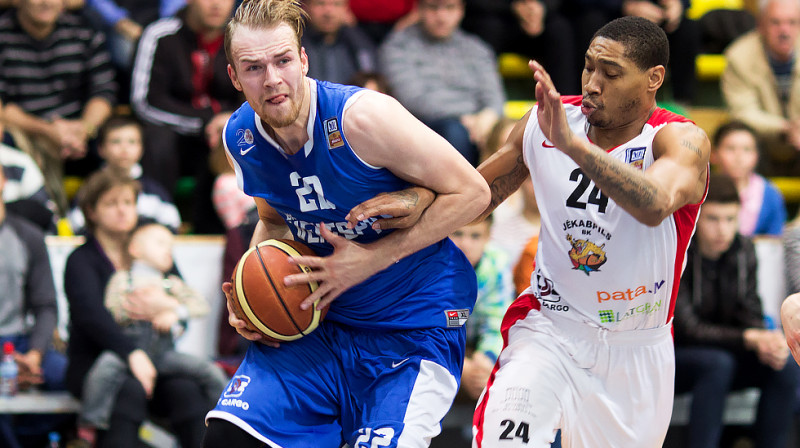 Māris Gulbis: 26 punkti LBL pusfināla spēlē Jēkabpilī
Foto: Lāsma Irša, BK Jēkabpils