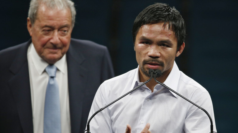 Bobs Arums un Menijs Pakjao 
Foto: AP/Scanpix