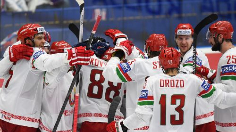 Baltkrievija pirmo reizi sešos savstarpējos mačos apspēlēja ASV
Foto: AFP/Scanpix