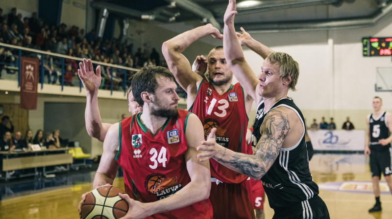 Edgars Žeļonis: labākais Liepājas spēlētājs uzvarā pār VEF
Foto: Mikus Kļaviņš, vefriga.com