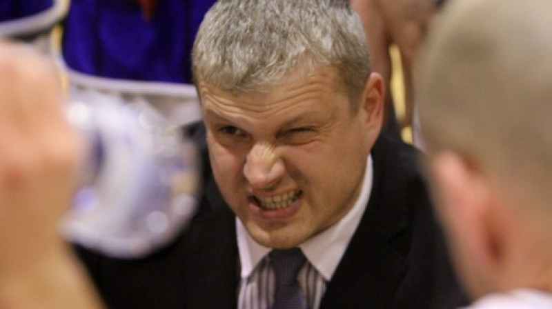 BK "Ogre" treneris Pēteris Ozoliņš
Foto: Ritvars Raits