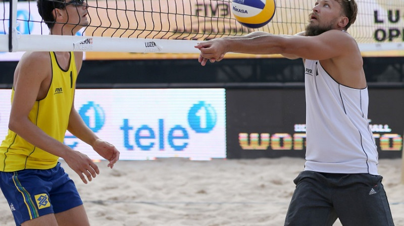 Ruslans Sorokins un Andre Steins
Foto: fivb.org