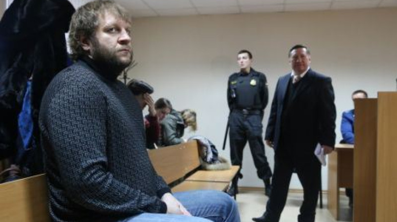 Aleksandrs Jemeļjaņenko tiesas sēdē
Foto: valetudo.ru