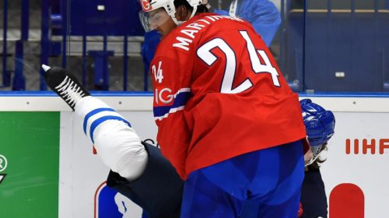 Andreass Martinsens cīņā pret Somiju
Foto: AFP/Scanpix