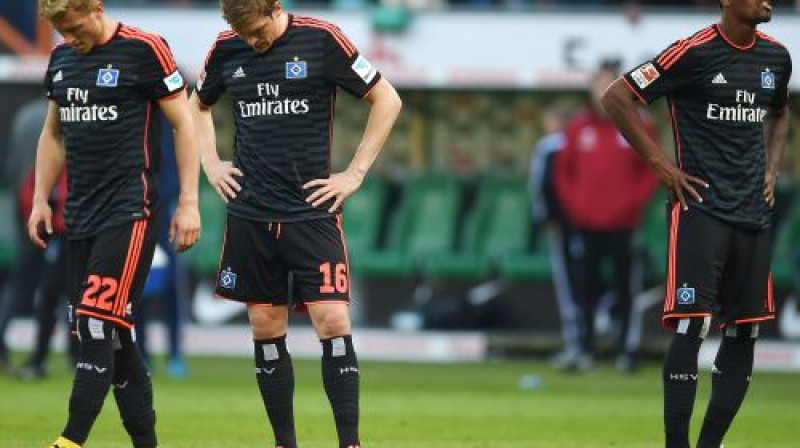 Artjoms Rudņevs (16.) un komandas biedri
Foto: AFP/Scnapix