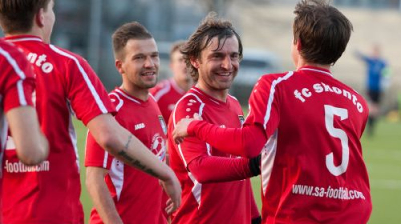 "Skonto" futbolisti
Foto: Vladislavs Proškins/F64